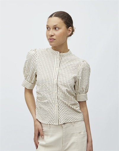 Mbym - Felia-M Bluse - Sugar Kiwi Check 
